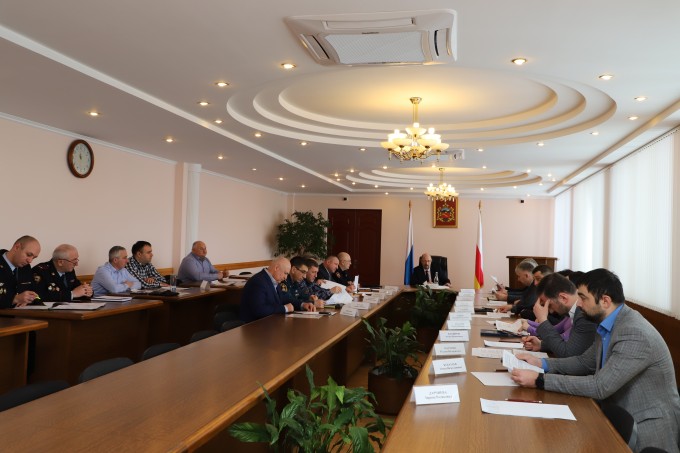 Во Владикавказе состоялось заседание антитеррористической комиссии