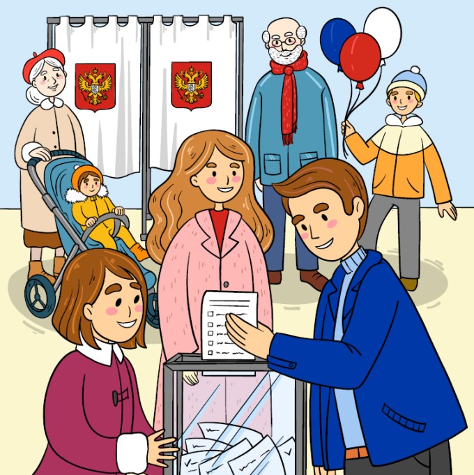Жители Владикавказа могут принять участие во флешмобе «Всей семьей на выборы».