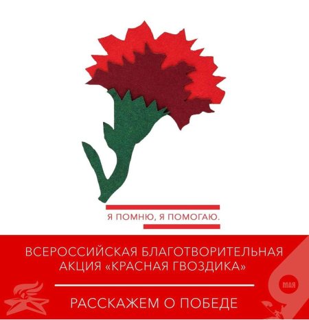 Акция «КРАСНАЯ ГВОЗДИКА»