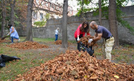 Накануне праздника во Владикавказе провели массовый субботник