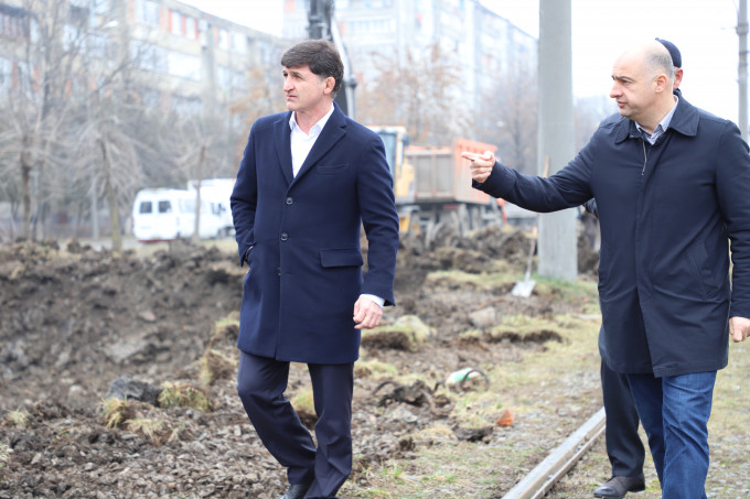 На ул.Весенняя проходит реконструкция дорожной сети