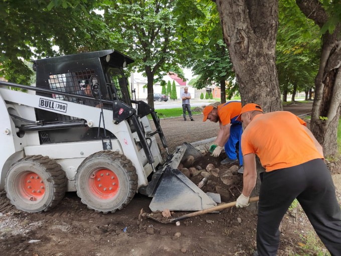 Продолжаем работы в рамках федеральной программы «Формирование комфортной городской среды». 
