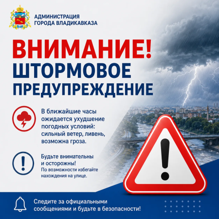 ВНИМАНИЕ! Штормовое предупреждение!