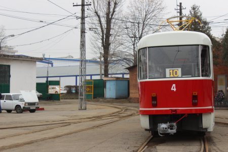Отреставрирован шестой вагон владикавказского трамвайного парка  