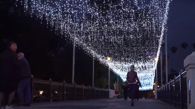 Завершены ремонтные работы на участке пешеходного моста напротив гостиницы «Владикавказ»