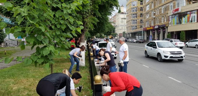 В столице Северной Осетии состоялся  общереспубликанский субботник