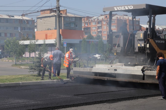 Ремонт улицы Весенней закончится к концу недели.