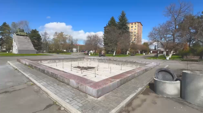 Фонтан на Площади Победы подготовлен к началу сезона