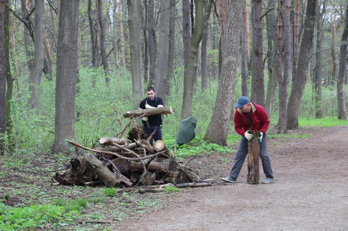 Сотрудники АМС Владикавказа вышли на массовый субботник. 