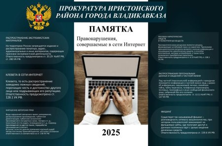 Прокуратура Иристонского района г.Владикавказа разъясняет
