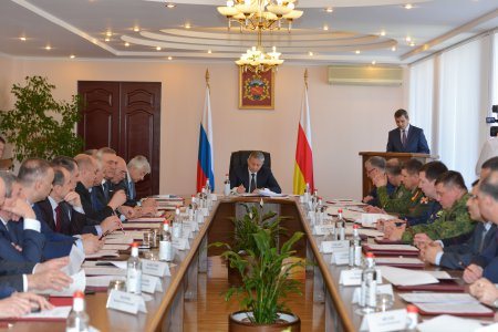 Во Владикавказе прошло выездное заседание Антитеррористической комиссии в РСО-Алания и Оперативного штаба в РСО-Алания