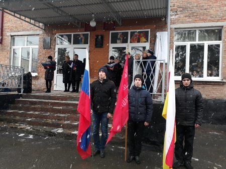 В школе №14 состоялось открытие Стены славы