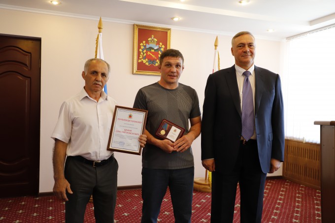 Марат Балаев награжден медалью  «Владикавказ – город воинской славы»
