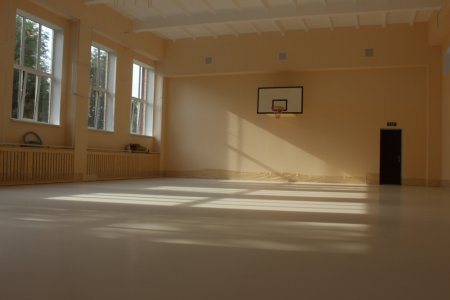 В СОШ № 8 г.Владикавказа завершается строительство нового спортивного зала