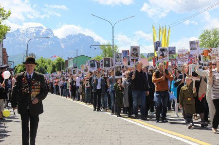 40 тысяч человек приняли участие в акции «Бессмертный полк» во Владикавказе 
