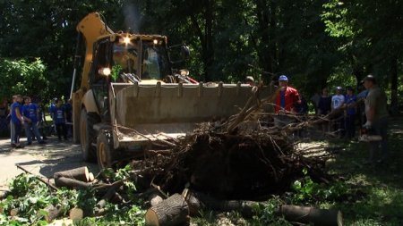 Префектуры Владикавказа провели субботник 