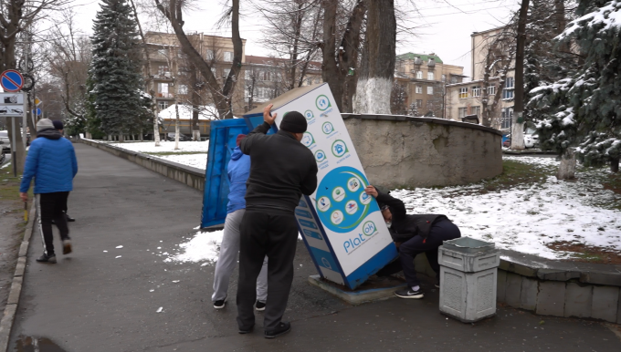 Во Владикавказе ликвидируют незаконные торговые объекты